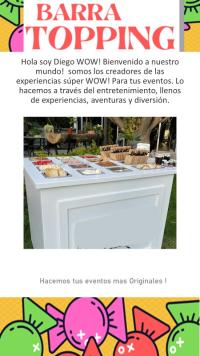 barra topping para eventos