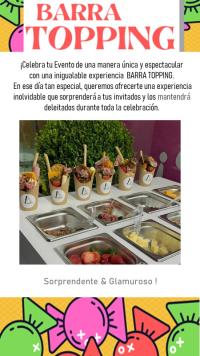 barra topping eventos cartagena