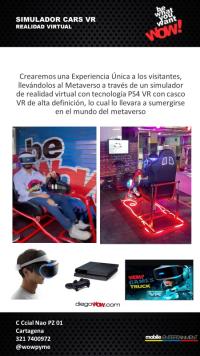 cartagena de indias alquiler de simulador de realidad virtual Cars ps4 Vr