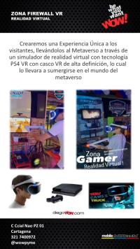 FIRE WALL ALQUILER DE GAMER DE REALIDAD VIRTUAL PARA EVENTOS EN CARTAGENA