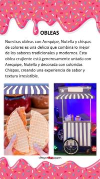 catering obleas con nutella para tu evento