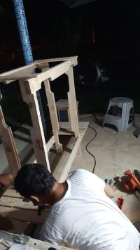 CONSTRUCCION SILLA DE PARQUE 