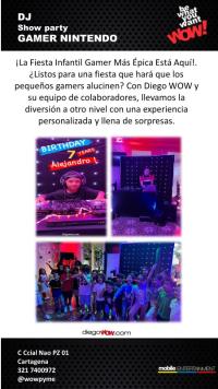 LA MEJOR FIESTA INFANTIL DJ GAMERS EN CARTAGENA DE INDIAS 